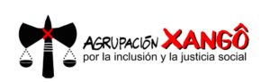 The banner for Agrupación Xangô.