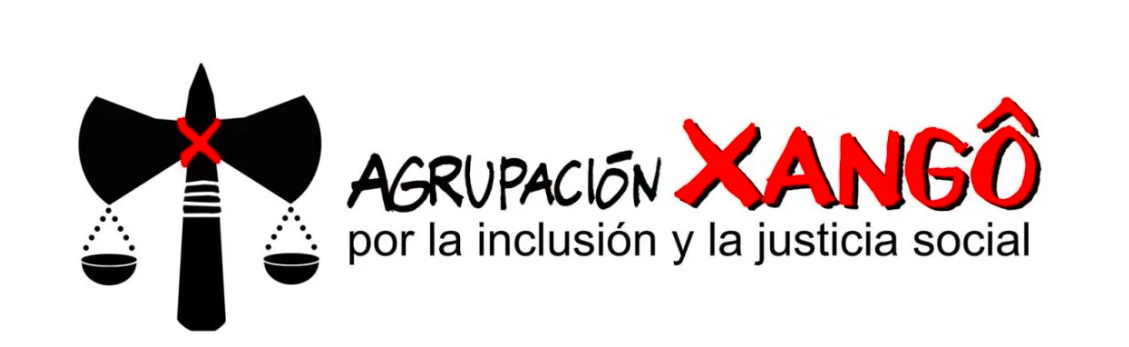 The banner for Agrupación Xangô.