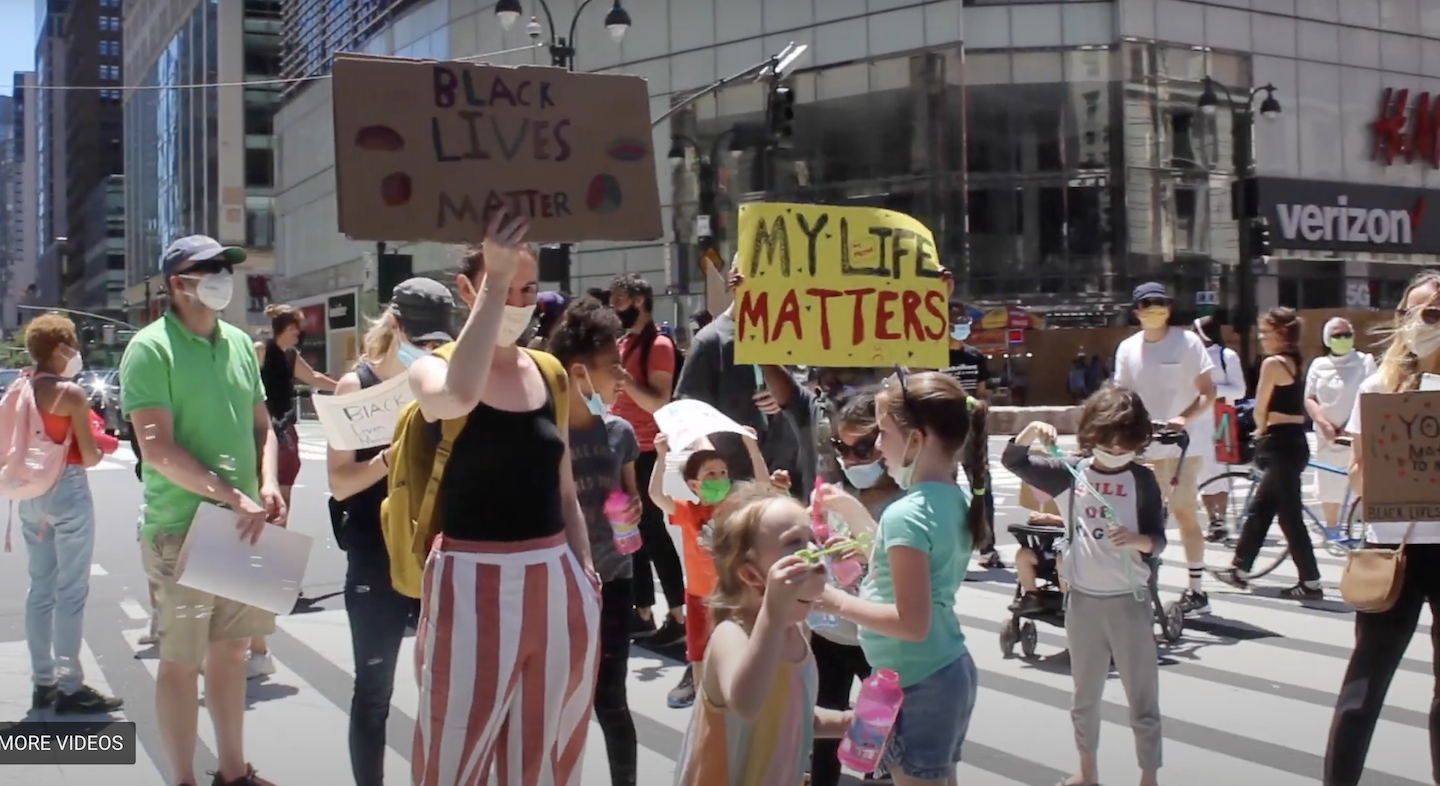 Andrea Pineda BLM Kids Protest
