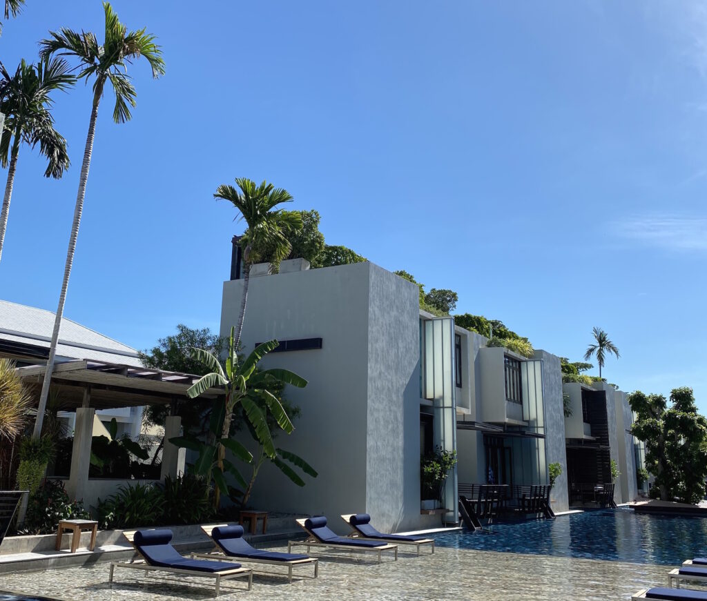 A resort at a beach destination in Thailand is slowly recovering from the pandemic.
