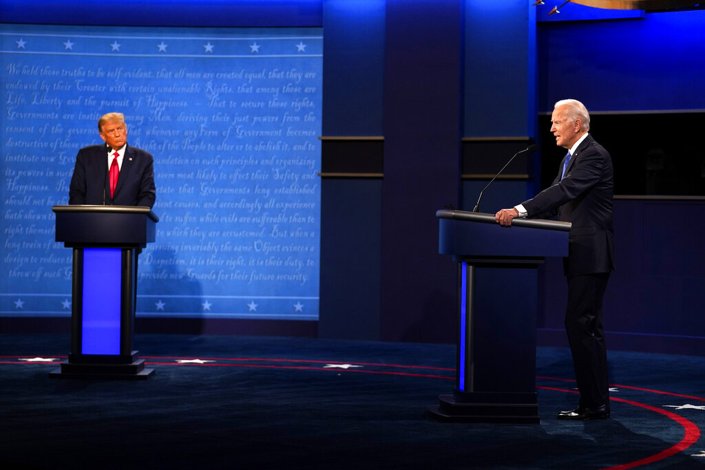 Biden Trump Debate, Source AP Images