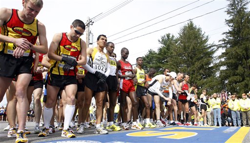 Boston Marathon Men's Elite Runners