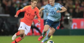 Frenkie de Jong and Paddy McNair