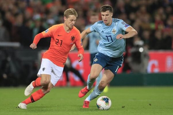 Frenkie de Jong and Paddy McNair