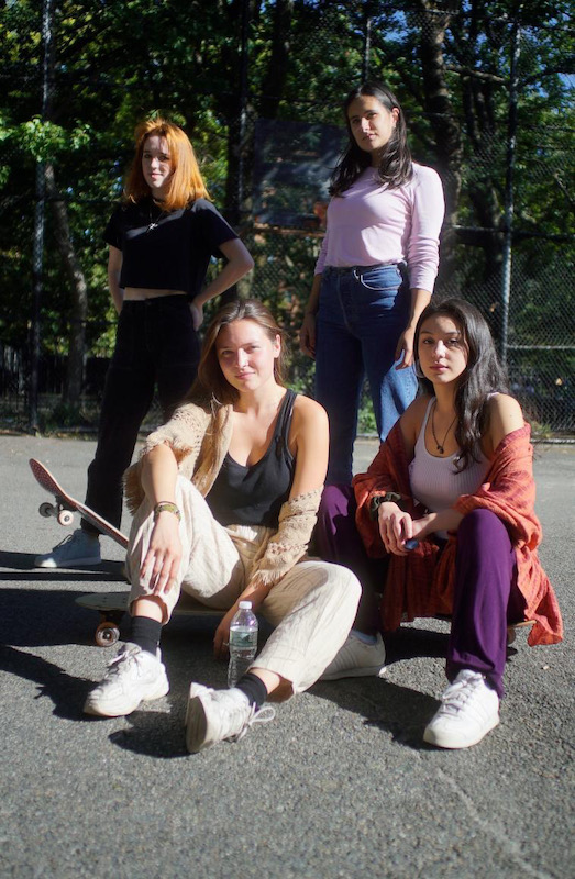 Girl skaters at Tompkins Square Park.