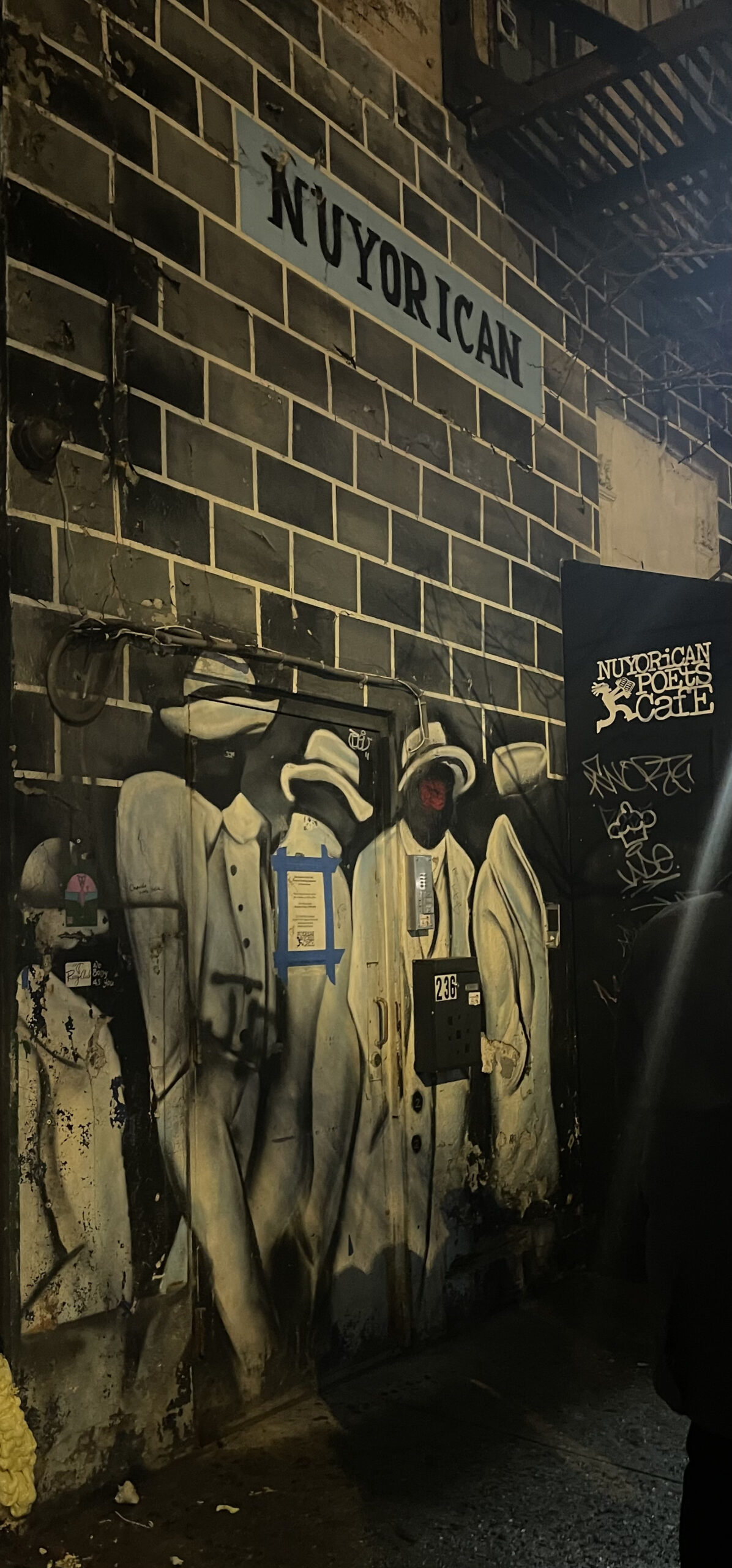 Nuyorican Poets Cafe before doors open.