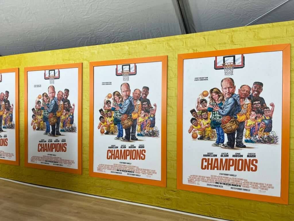 Champions red carpet. Image by Amelia Chang