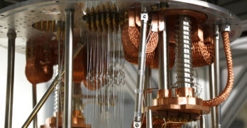 This photo shows electronics for use in a quantum computer in the quantum computing lab at the IBM Thomas J. Watson Research Center in Yorktown Heights, N.Y.