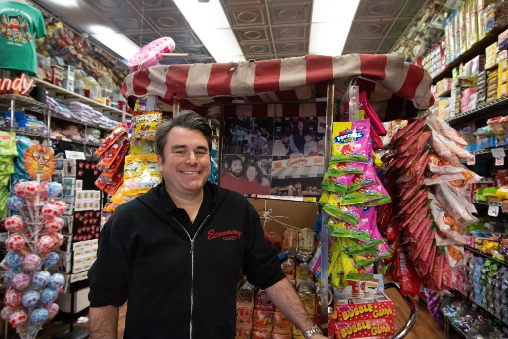 Mitchell Cohen is the third-generation owner of Economy Candy on the Lower East Side.